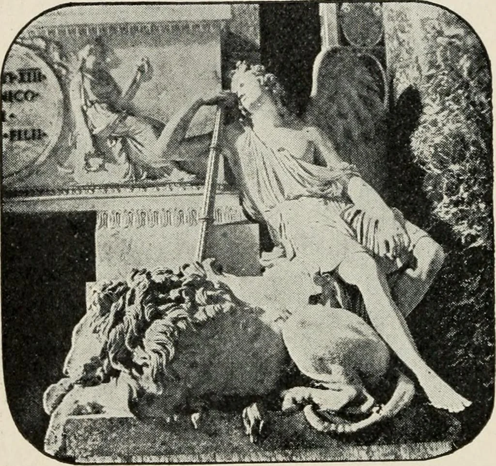 An illustration from Renaissance and modern art, 1908, leaf 257