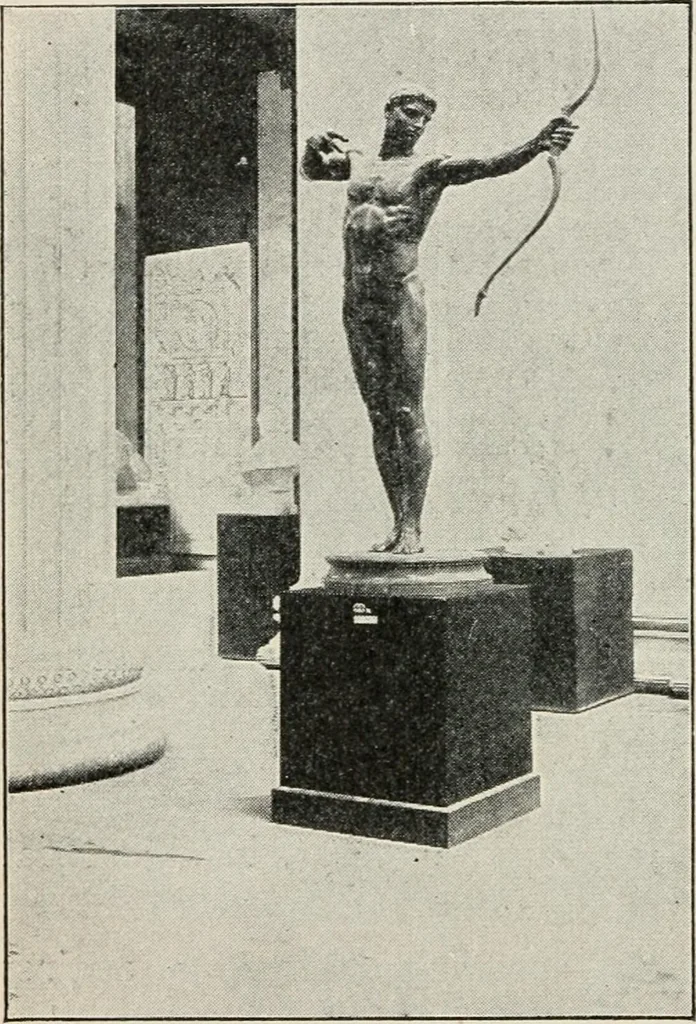An illustration from Renaissance and modern art, 1908, leaf 269