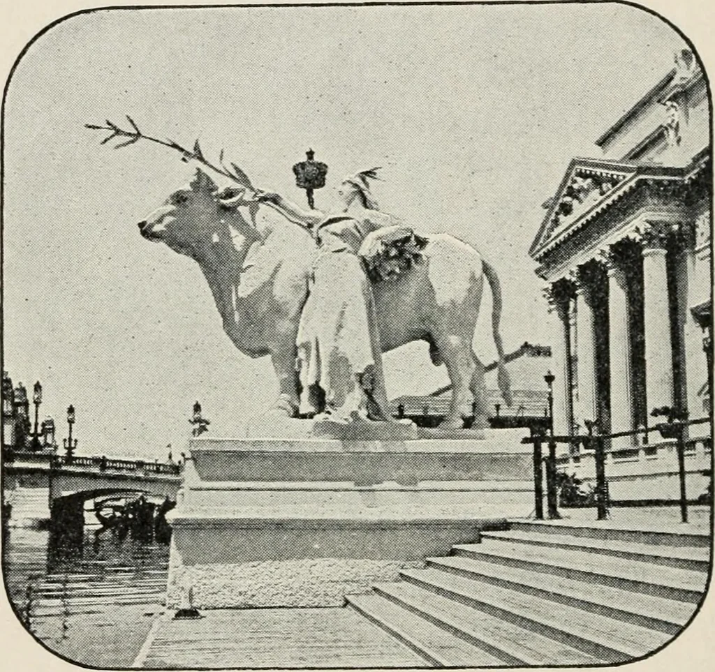 An illustration from Renaissance and modern art, 1908, leaf 271