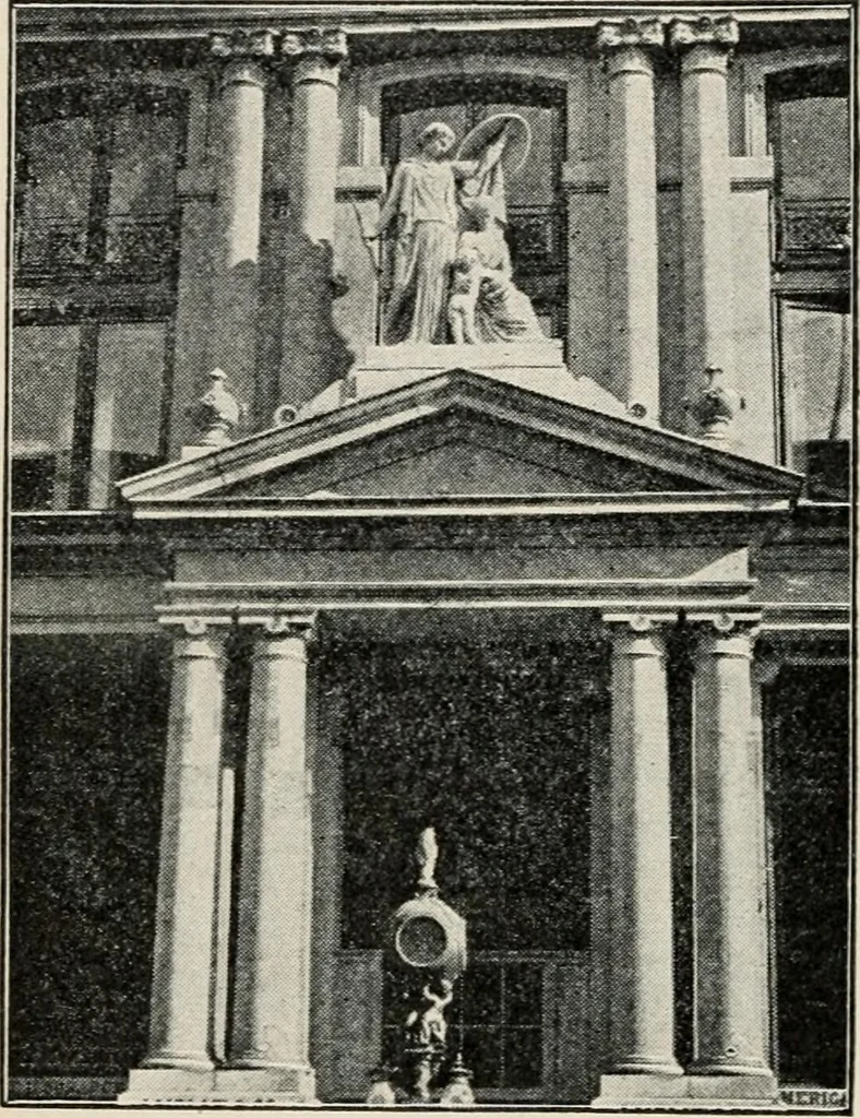 An illustration from Renaissance and modern art, 1908, leaf 55