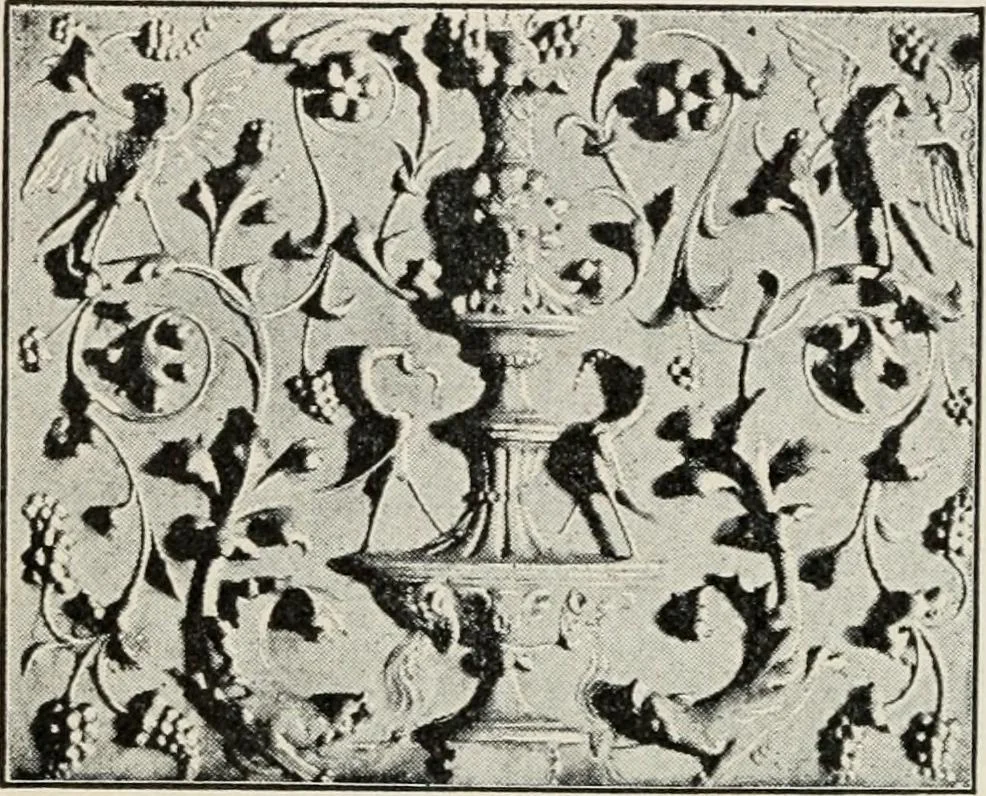 An illustration from Renaissance and modern art, 1908, leaf 89