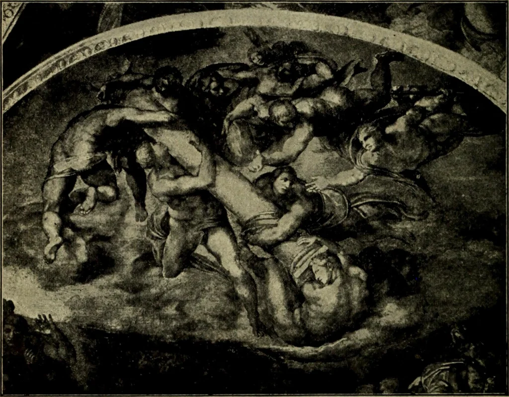 An illustration from Renaissance and modern art :, 1913, leaf 167