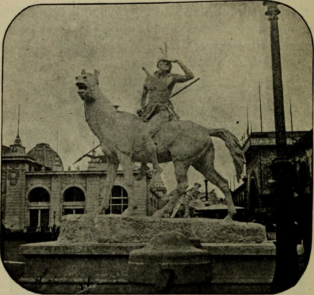 An illustration from Renaissance and modern art :, 1913, leaf 277