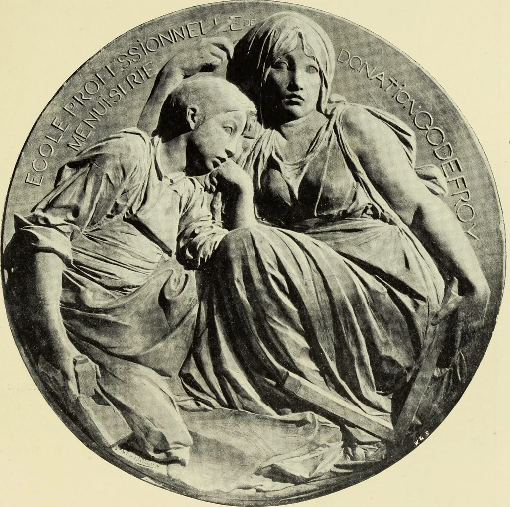 An illustration from The renaissance of sculpture in Belgium, 1895, leaf 56
