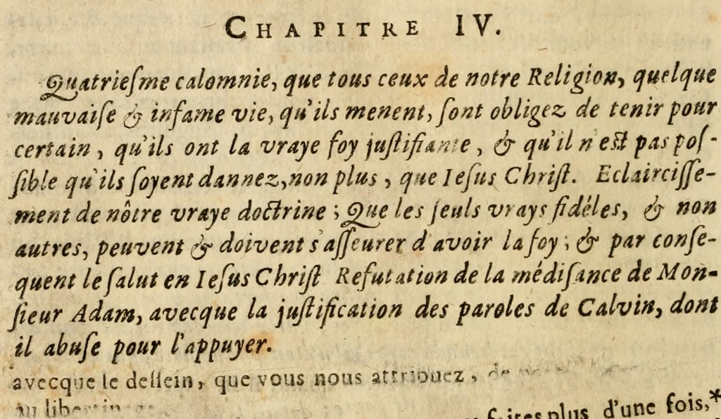 An illustration from Replique de Iean Daille aux deux livres que Messieurs Adam et Cottiby ont publiez contre luy., 1669, leaf 549
