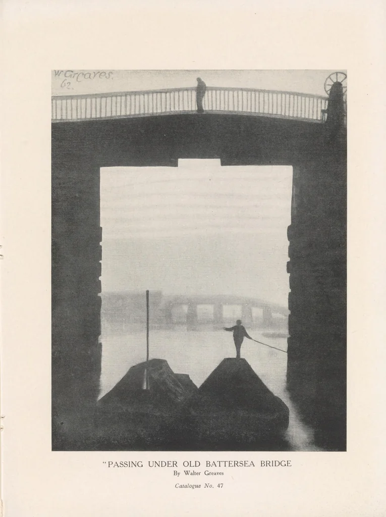 An illustration from A reply to an attack made by one of Whistler's biographers on a pupil of Whistler, Mr. Walter Greaves, and his works, 1911, leaf 19