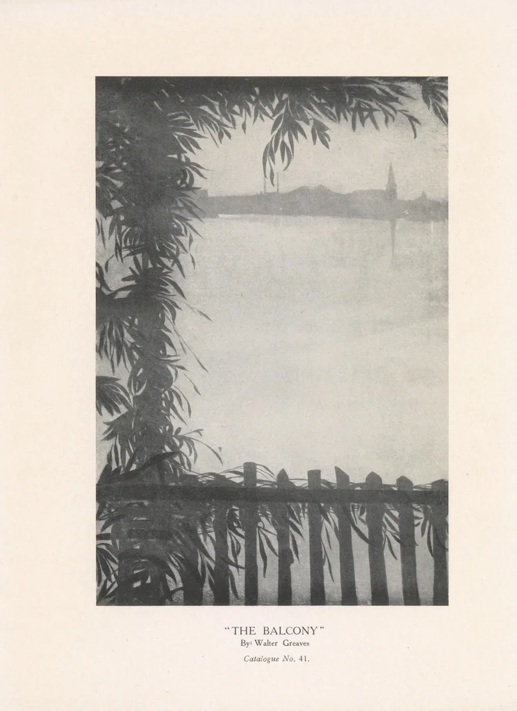 An illustration from A reply to an attack made by one of Whistler's biographers on a pupil of Whistler, Mr. Walter Greaves, and his works, 1911, leaf 47