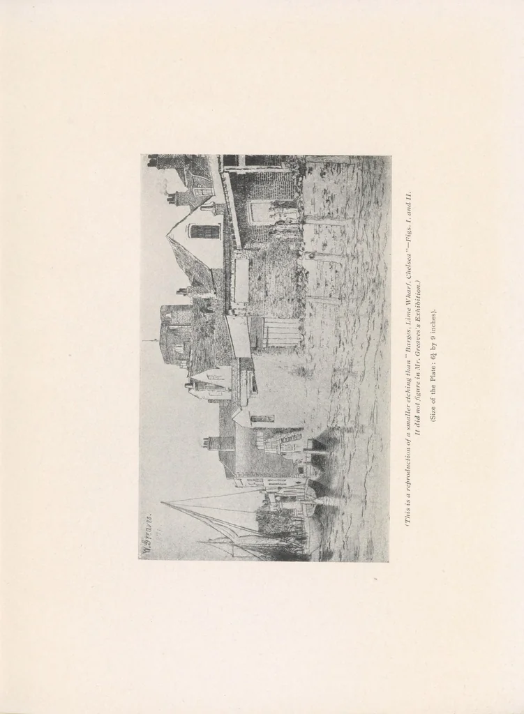 An illustration from A reply to an attack made by one of Whistler's biographers on a pupil of Whistler, Mr. Walter Greaves, and his works, 1911, leaf 73