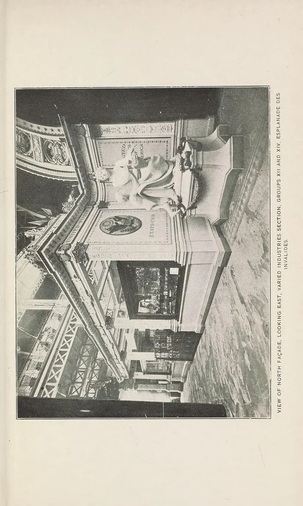 An illustration from Report of the commissioner-general for the United States to the International universal exposition, Paris, 1900 ... February 28, 1901, 1901, leaf 227