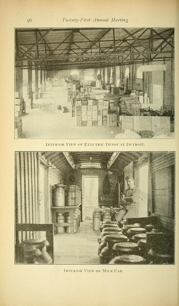 An illustration from Report of the ... Annual Meeting of the American Street Railway Association, 1897, leaf 100