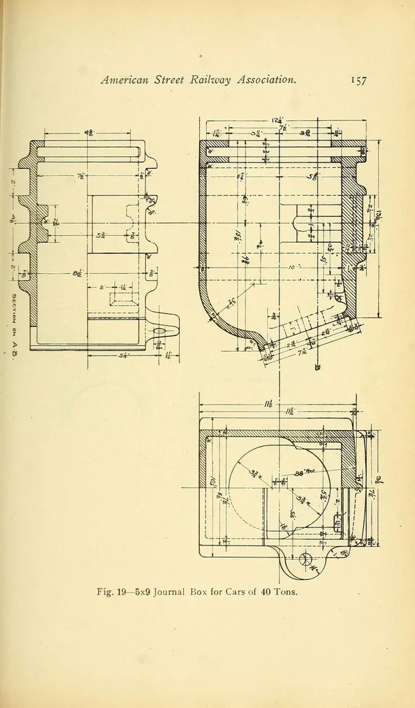 An illustration from Report of the ... Annual Meeting of the American Street Railway Association, 1897, leaf 161