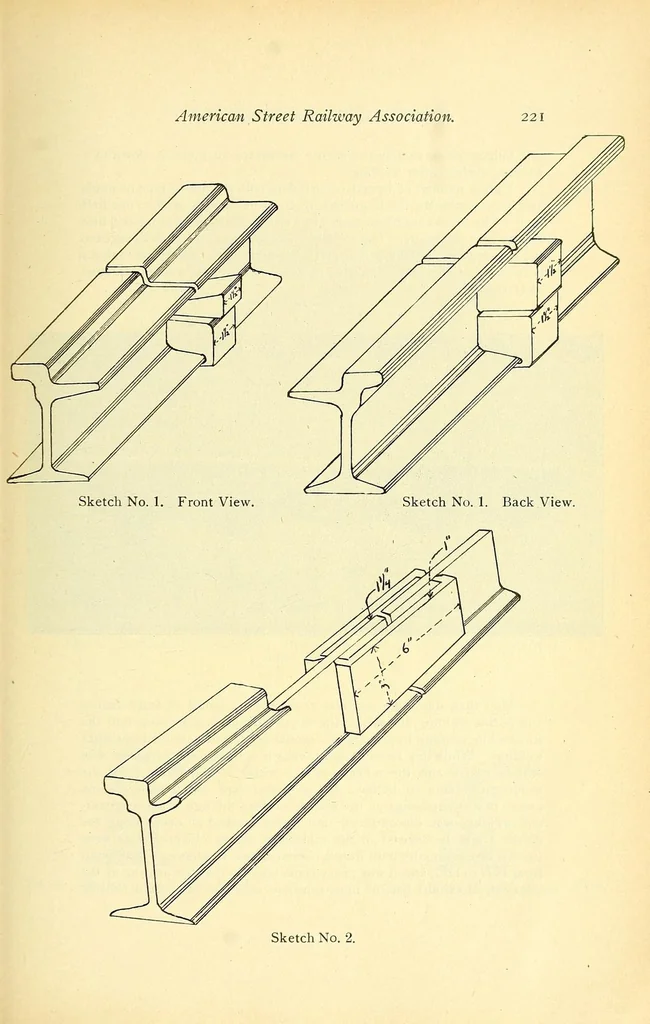 An illustration from Report of the ... Annual Meeting of the American Street Railway Association, 1897, leaf 237