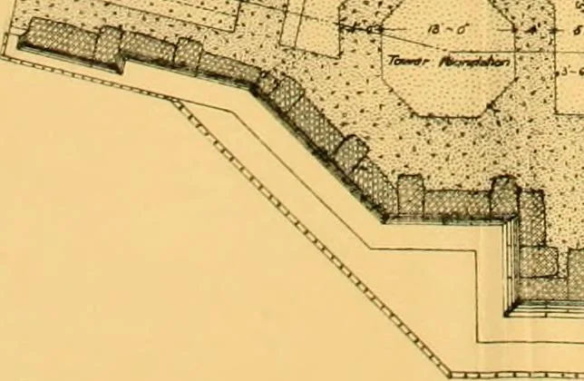 An illustration from Report of the Cambridge bridge commission and report of the chief engineer upon the construction of Cambridge bridge, 1909, leaf 126