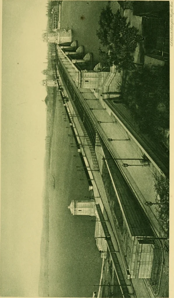 An illustration from Report of the Cambridge bridge commission and report of the chief engineer upon the construction of Cambridge bridge, 1909, leaf 28