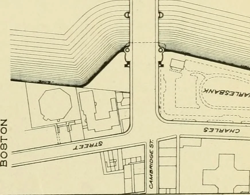 An illustration from Report of the Cambridge bridge commission and report of the chief engineer upon the construction of Cambridge bridge, 1909, leaf 62