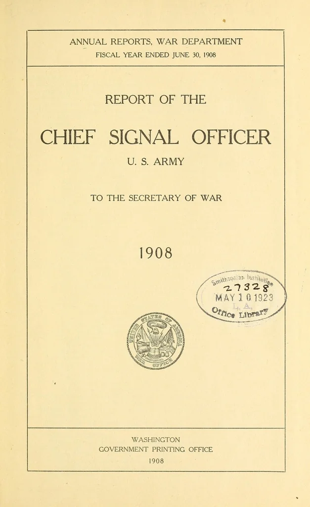 An illustration from Report of the Chief Signal Officer, United States Army, to the Secretary of War, 1860, leaf 7