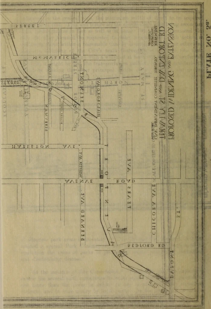 An illustration from Report of the Civic Improvement Committee for the City of Toronto, 1911, 1911, leaf 21