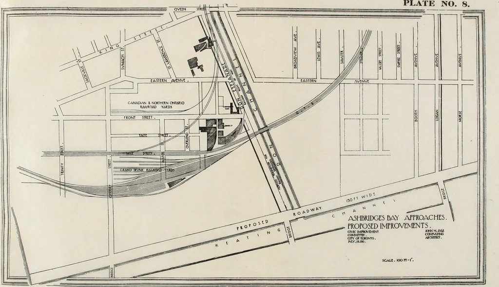 An illustration from Report of the Civic Improvement Committee for the City of Toronto, 1911, 1911, leaf 28