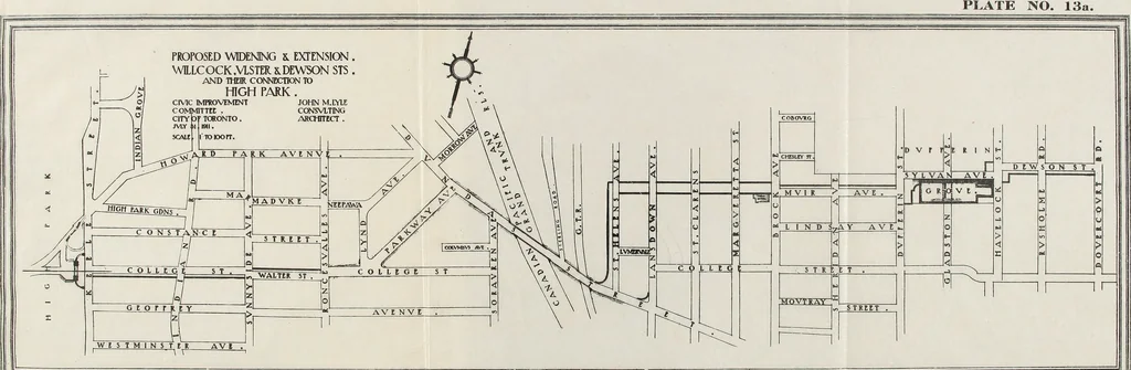 An illustration from Report of the Civic Improvement Committee for the City of Toronto, 1911, 1911, leaf 40