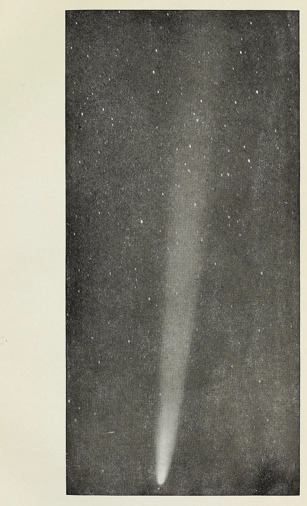 An illustration from Report of Comet Committee 1909-1913 : with index catalogue of all photographs of Halley's Comet, 1915, leaf 91