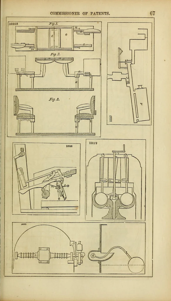 An illustration from Report of the Commissioner of Patents for the year .., 1849, leaf 105