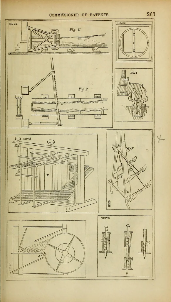An illustration from Report of the Commissioner of Patents for the year .., 1849, leaf 301