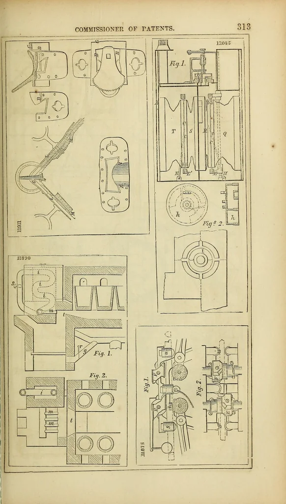 An illustration from Report of the Commissioner of Patents for the year .., 1849, leaf 351
