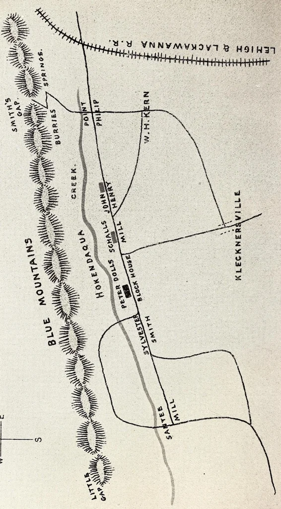 An illustration from Report of the Commission to locate the site of the frontier forts of Pennsylvania .., 1916, leaf 374