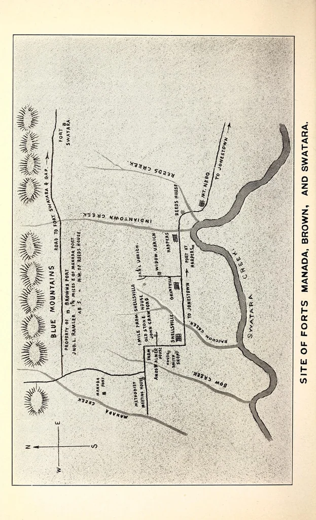 An illustration from Report of the Commission to locate the site of the frontier forts of Pennsylvania .., 1916, leaf 64