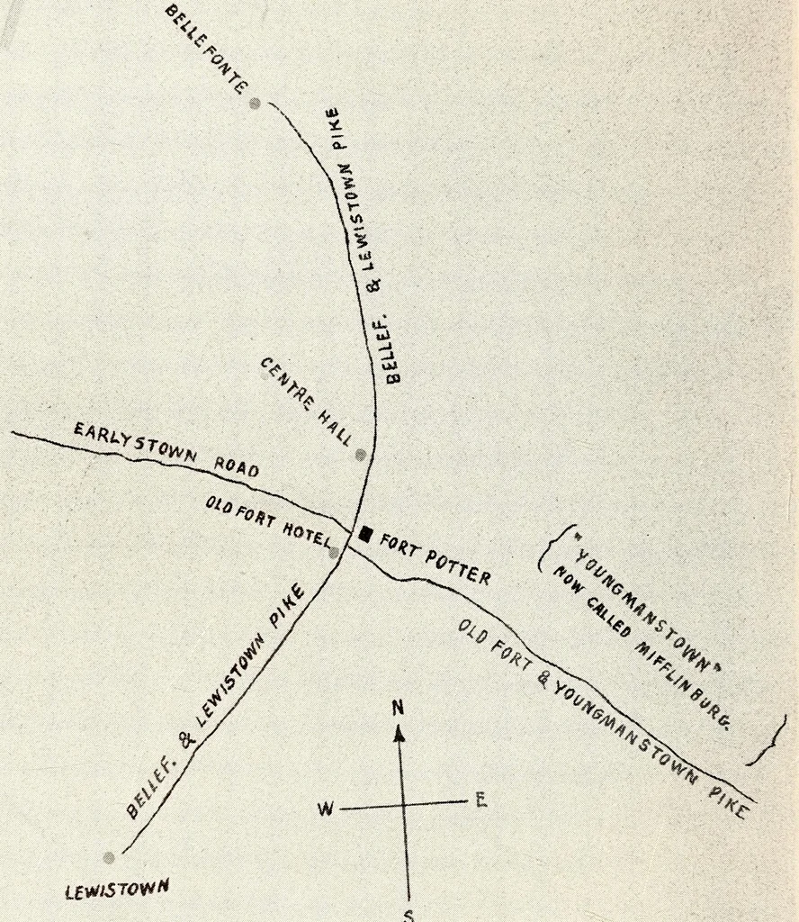 An illustration from Report of the Commission to locate the site of the frontier forts of Pennsylvania .., 1916, leaf 712