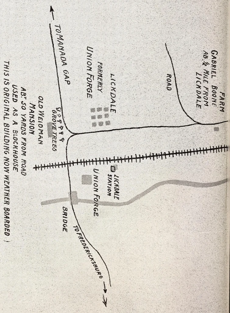 An illustration from Report of the Commission to locate the site of the frontier forts of Pennsylvania .., 1916, leaf 94
