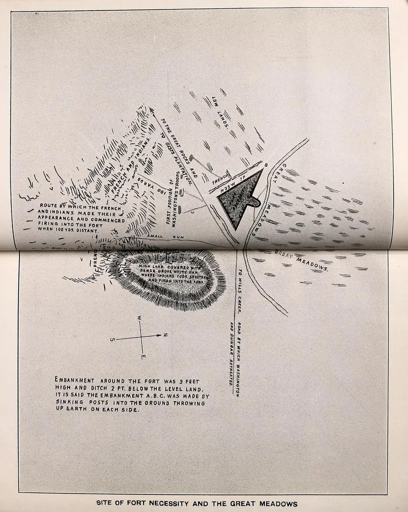 An illustration from Report of the Commission to locate the site of the frontier forts of Pennsylvania .., 1916, leaf 55