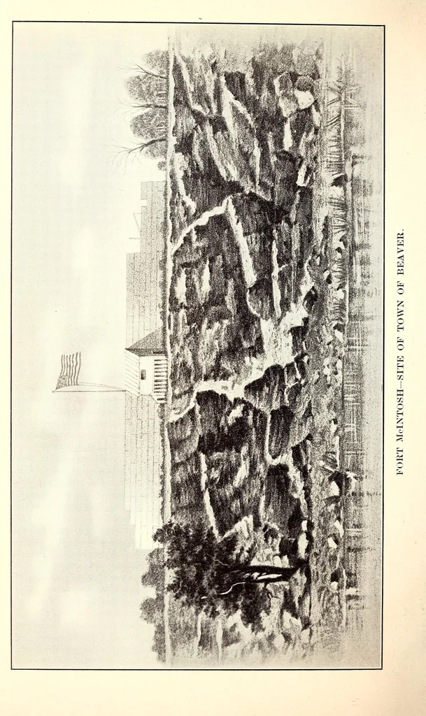 An illustration from Report of the Commission to locate the site of the frontier forts of Pennsylvania .., 1916, leaf 582