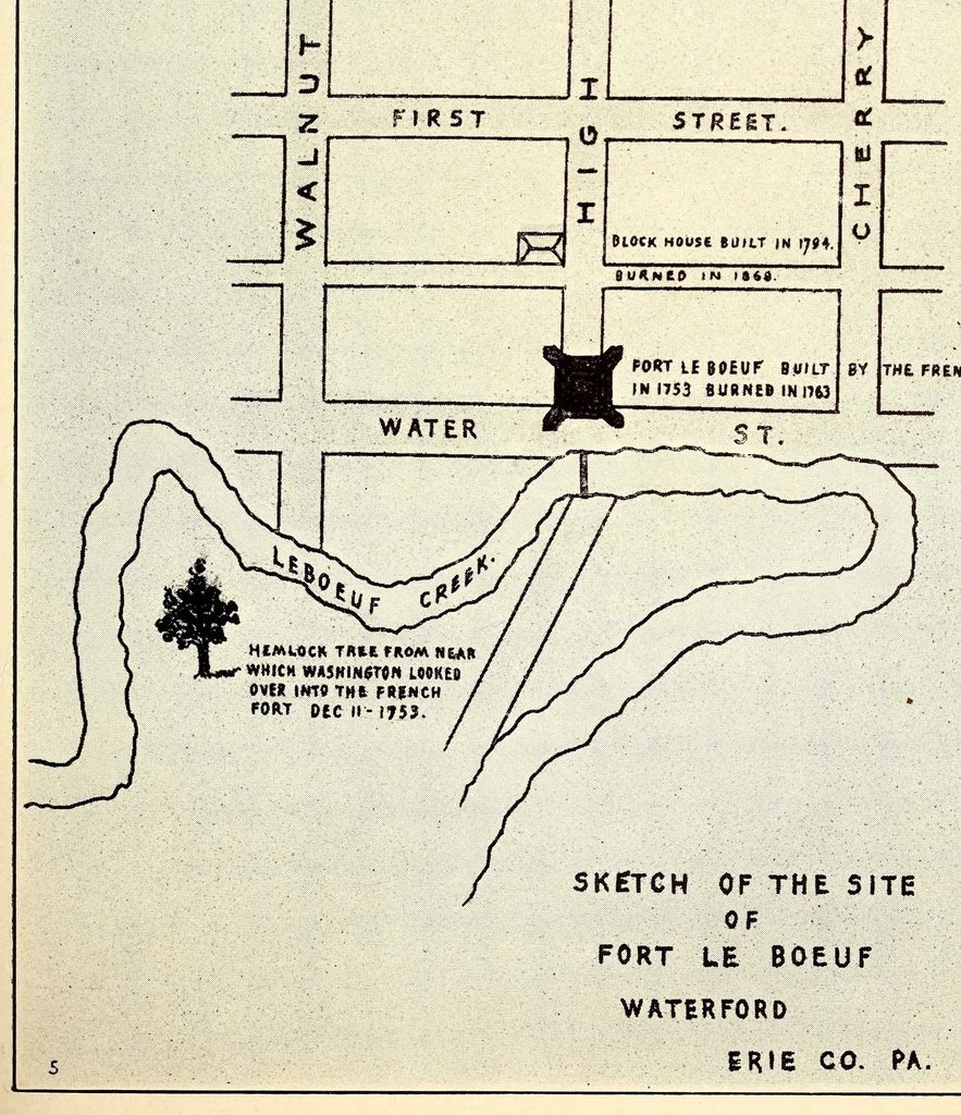 An illustration from Report of the Commission to locate the site of the frontier forts of Pennsylvania .., 1916, leaf 677