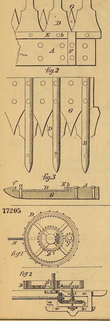 An illustration from Report of the Commissioner of Patents for the year .., 1849, leaf 694
