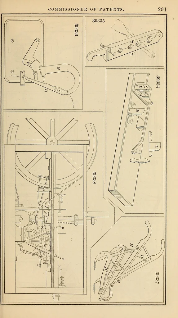 An illustration from Report of the Commissioner of Patents for the year .., 1849, leaf 301