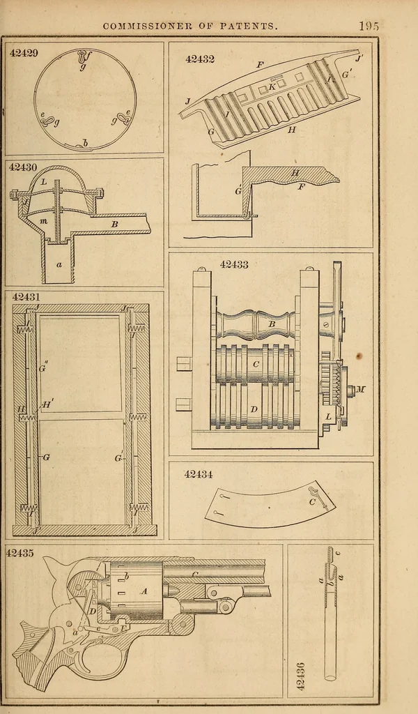 An illustration from Report of the Commissioner of Patents for the year .., 1849, leaf 205