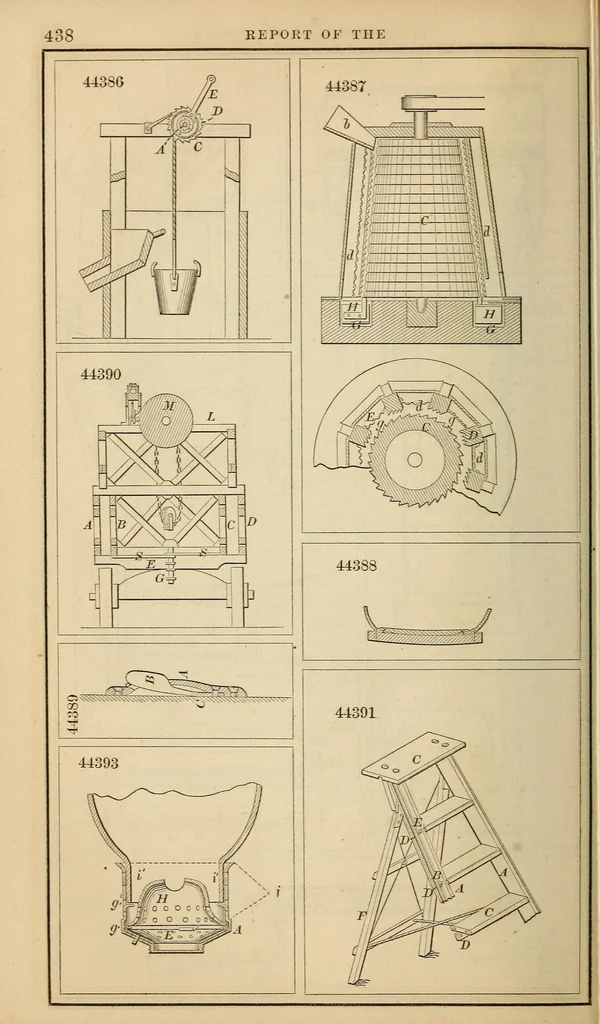 An illustration from Report of the Commissioner of Patents for the year .., 1849, leaf 448
