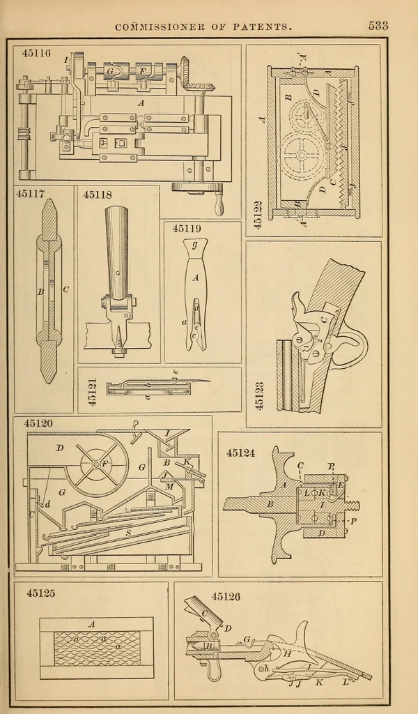 An illustration from Report of the Commissioner of Patents for the year .., 1849, leaf 543