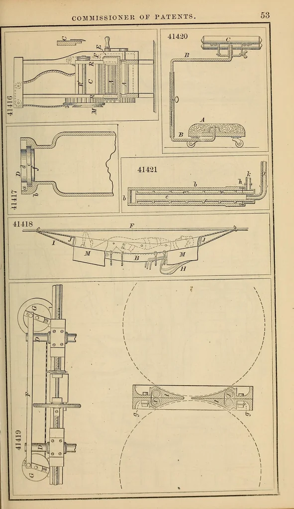 An illustration from Report of the Commissioner of Patents for the year .., 1849, leaf 63