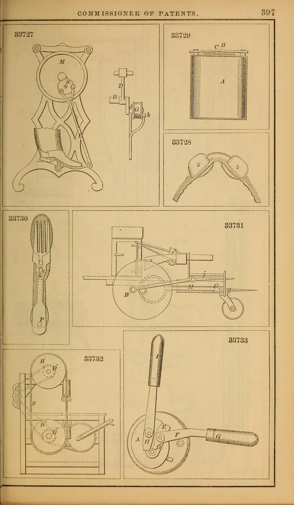 An illustration from Report of the Commissioner of Patents for the year .., 1849, leaf 407