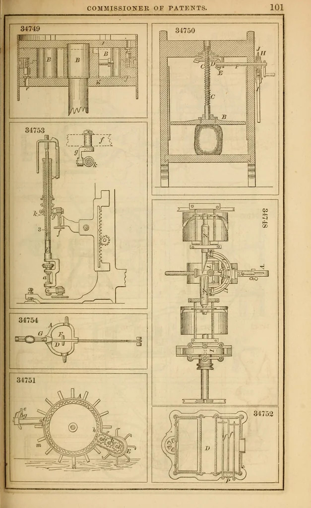 An illustration from Report of the Commissioner of Patents for the year .., 1849, leaf 109