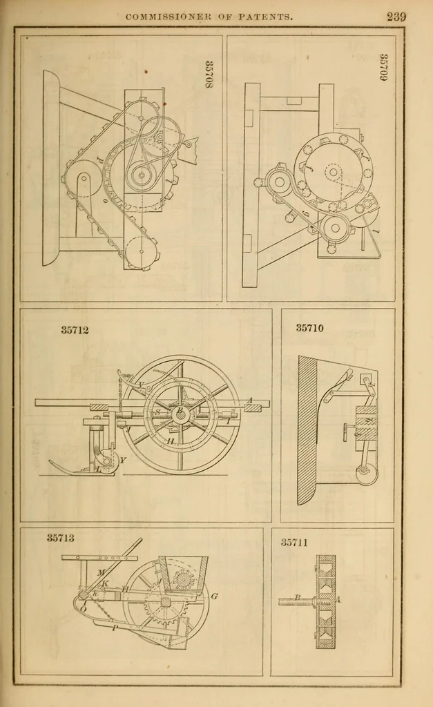 An illustration from Report of the Commissioner of Patents for the year .., 1849, leaf 247