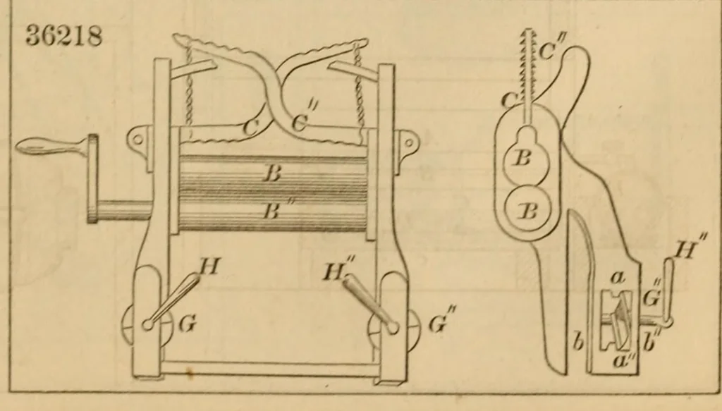 An illustration from Report of the Commissioner of Patents for the year .., 1849, leaf 315