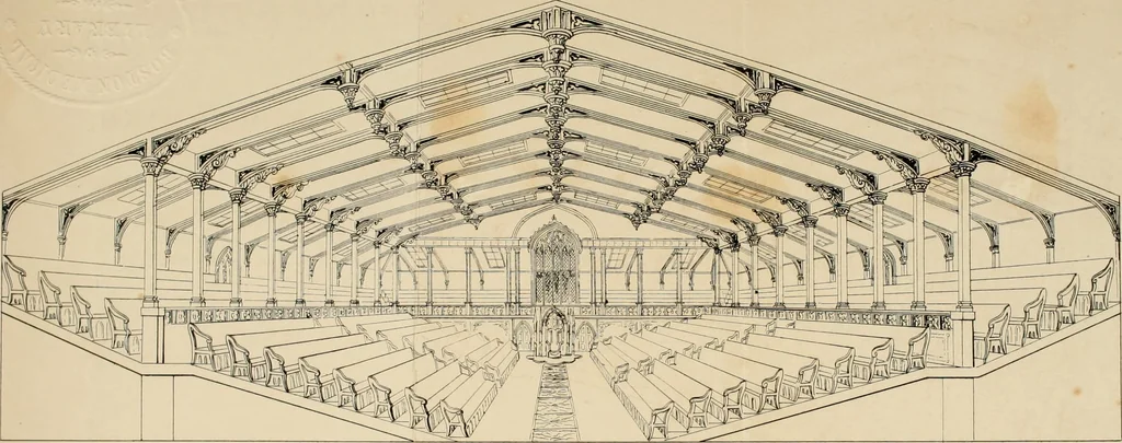 An illustration from Report of the Committee of the House of Commons, on ventilation, warming and transmission of sound, 1836, leaf 7