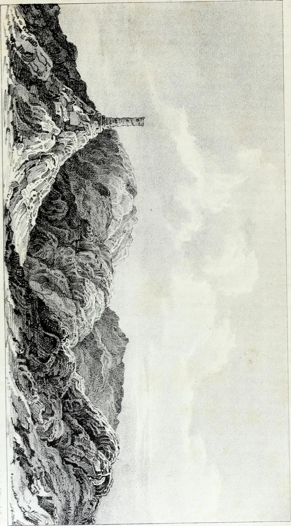 An illustration from Report of the exploring expedition to the Rocky Mountains in the year 1842 : and to Oregon and north California in the years 1843-44, 1845, leaf 44