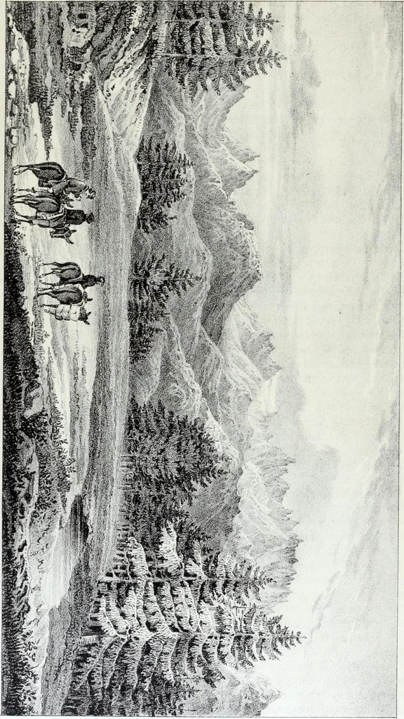 An illustration from Report of the exploring expedition to the Rocky Mountains in the year 1842 : and to Oregon and north California in the years 1843-44, 1845, leaf 80