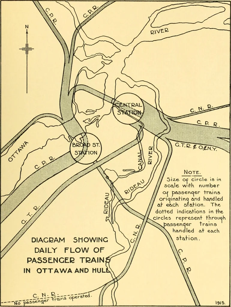 An illustration from Report of the Federal plan commission on a general plan for the cities of Ottawa and Hull ... 1915, 1916, leaf 110