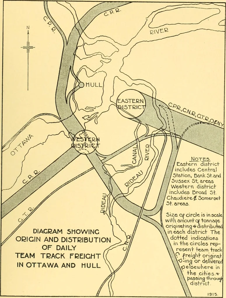 An illustration from Report of the Federal plan commission on a general plan for the cities of Ottawa and Hull ... 1915, 1916, leaf 118