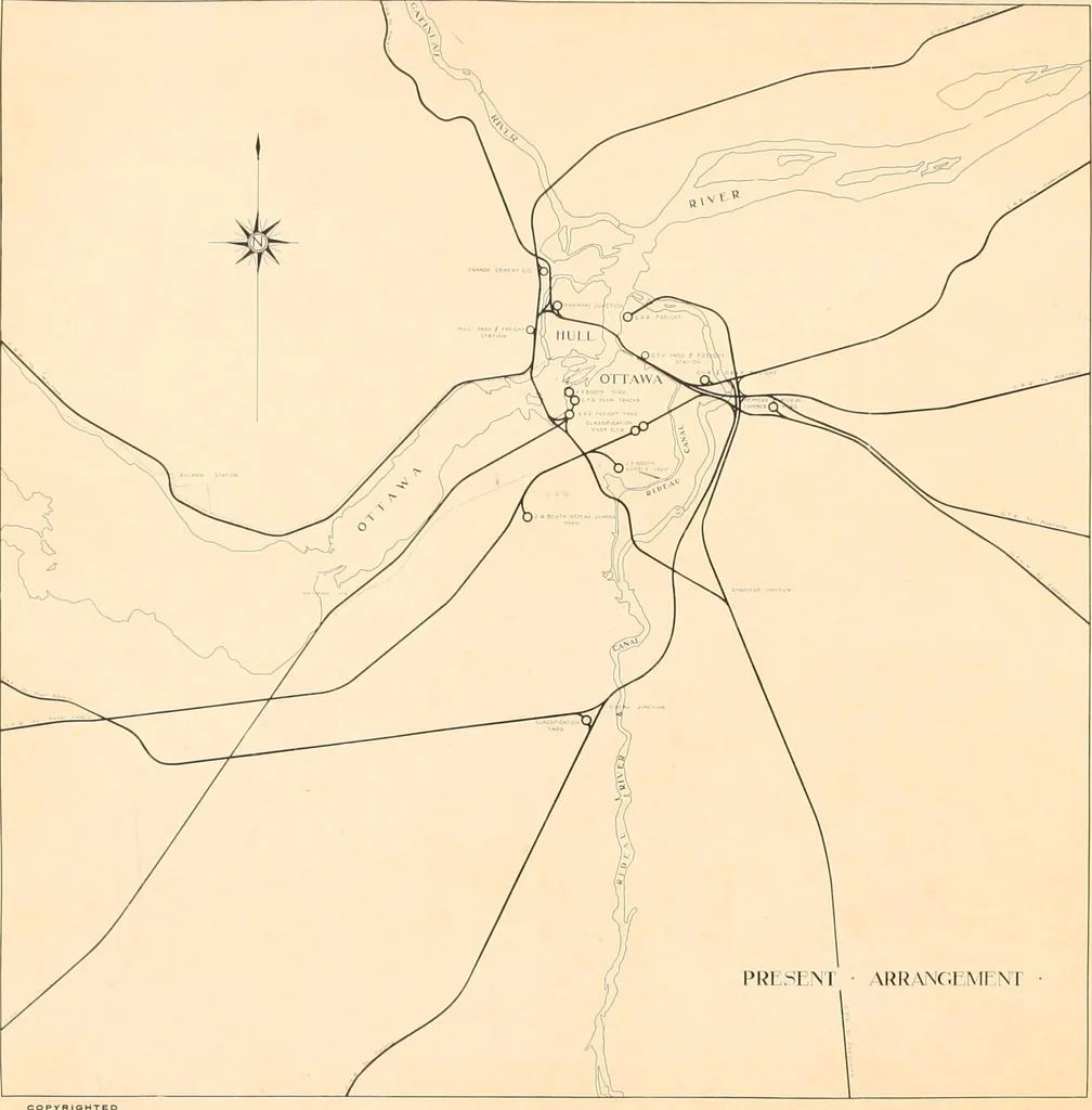 An illustration from Report of the Federal plan commission on a general plan for the cities of Ottawa and Hull ... 1915, 1916, leaf 144